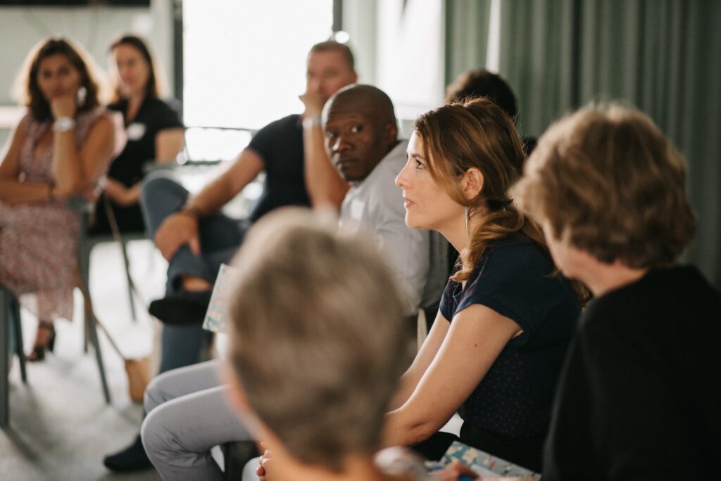 Marie Blanc Fresnel en session de coaching collectif